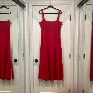 LOFT Plus Red Maxi Sundress 18